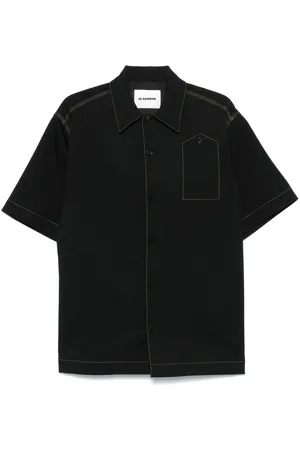 Jil Sander Camisa tipo gabardina