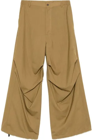 Maison Margiela Pantalones con cierre de botón