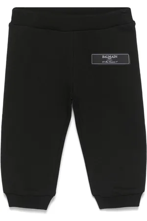 Balmain Pantalones de chándal con parche del logo