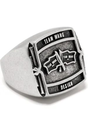 TEAM WANG design Anillo Choices Crossed con bandera