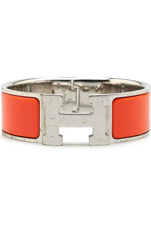 Hermès Pulsera Clic Clac H PM ancha con detalle de esmalte 20th Century