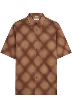DRIES VAN NOTEN Camisa con motivo de rombos