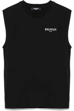 Balmain Chaleco con logo estampado