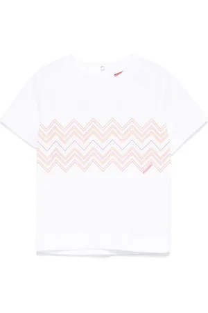 Missoni Camiseta con estampado en zigzag