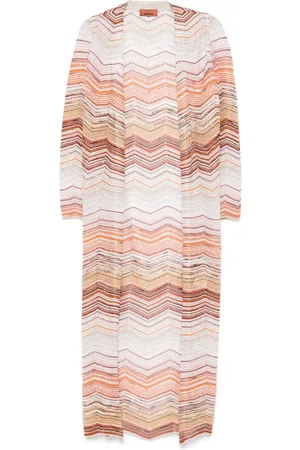 Missoni Abrigo de lurex con tejido chevron