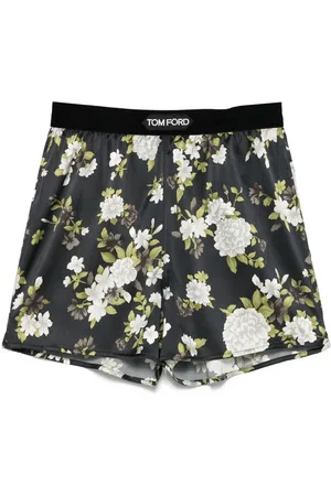 Tom Ford Pantalones cortos de pijama con motivo floral