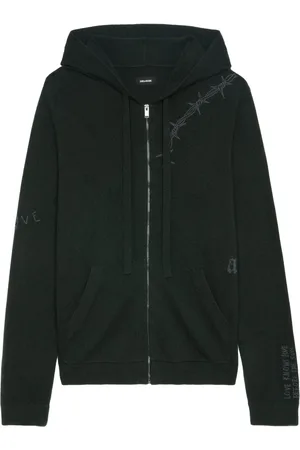 Zadig & Voltaire Sudadera Clash con capucha y cremallera