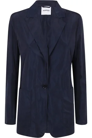 Aspesi Blazer con solapas de muesca y botones