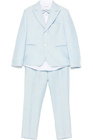 COLORICHIARI Traje con textura slub