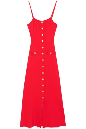 Maje Vestido midi de canalé