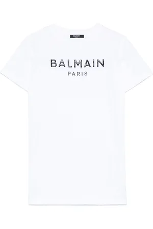 Balmain Camiseta con logo en relieve