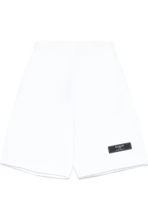 Balmain Bermudas con parche del logo