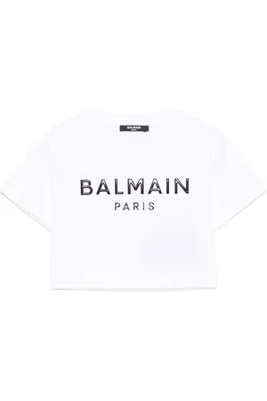 Balmain Camiseta con aplique del logo