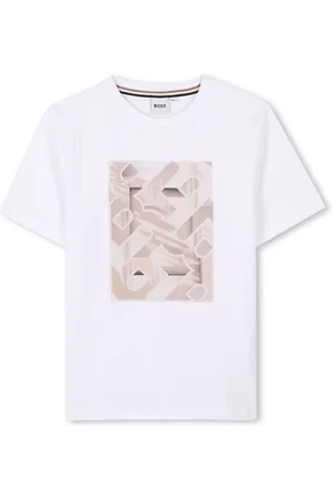 HUGO BOSS Camiseta de algodón con ilustración estampada