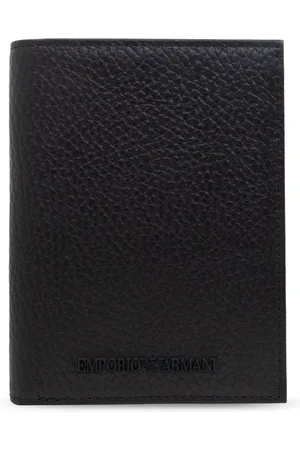 Emporio Armani Cartera con logo en relieve