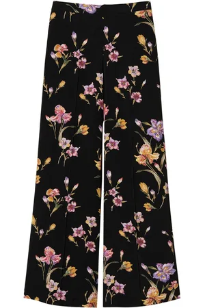 Twin-Set Pantalones con motivo floral