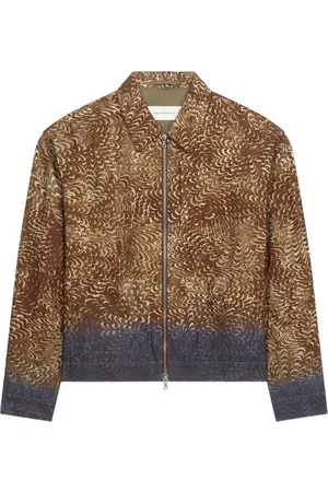 DRIES VAN NOTEN Chaqueta bómber con estampado gráfico