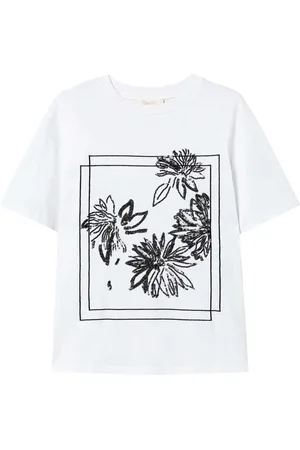 Twin-Set Camiseta con lentejuelas bordadas
