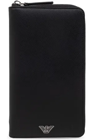 Emporio Armani Cartera con placa del logo