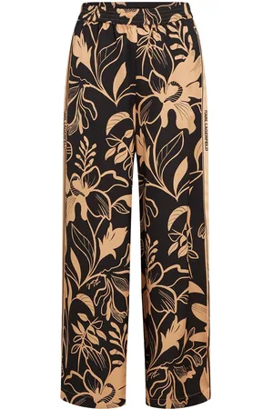 Karl Lagerfeld Pantalones anchos estampados