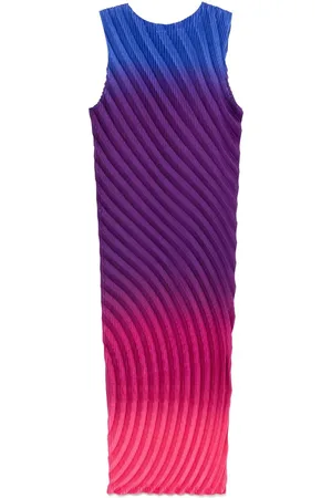 Issey Miyake Vestido midi Nuance