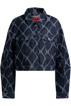 HUGO BOSS Chaqueta vaquera con monograma