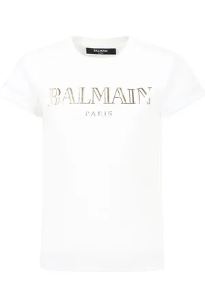 Balmain Camiseta con logo estampado