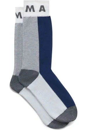 Marni Calcetines con logo en intarsia