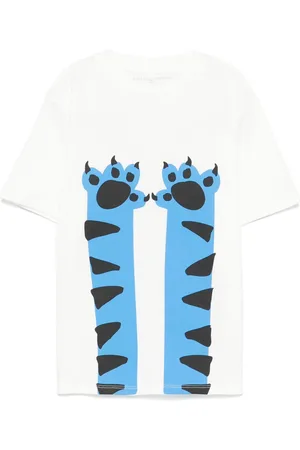 Stella McCartney Camiseta con ilustración estampada