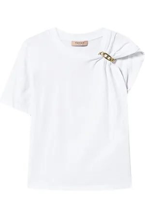 Twin-Set Camiseta con detalle de cadena