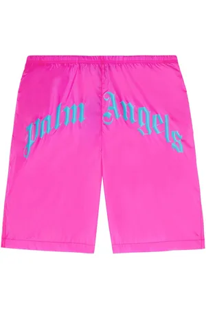 Palm Angels Bañador con logo redondeado