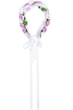 COLORICHIARI Diadema con apliques florales