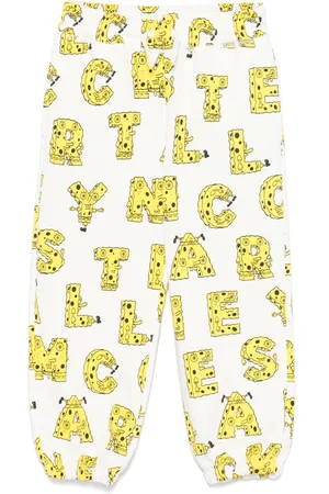 Stella McCartney Pantalones de chándal de algodón de x SpongeBob SquarePants