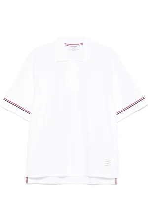 Thom Browne Polo con rayas RWB