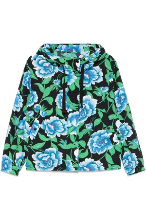 Kenzo Cortavientos con estampado Peonies
