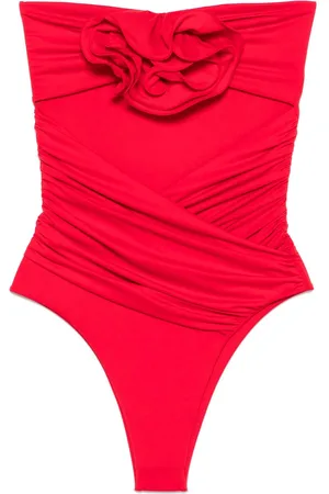 MAGDA BUTRYM Bañador con aplique floral