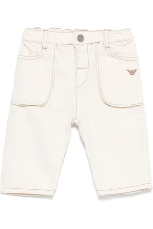 Emporio Armani Pantalones con logo bordado