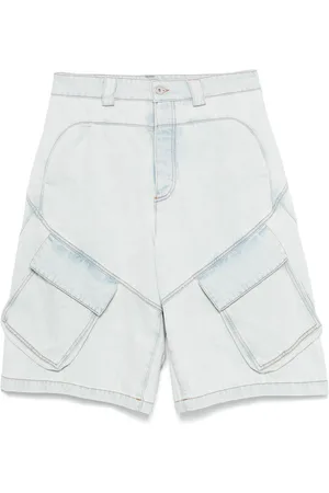 MARCELO BURLON Bermudas cargo vaqueras