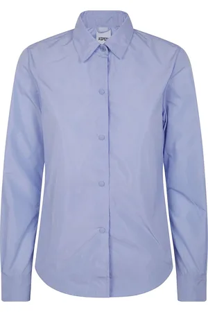 Aspesi Camisa con dobladillo curvo y botones