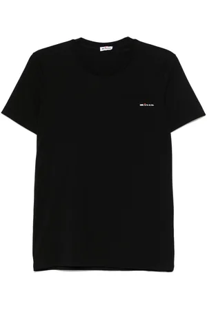Kiton Camiseta con logo bordado