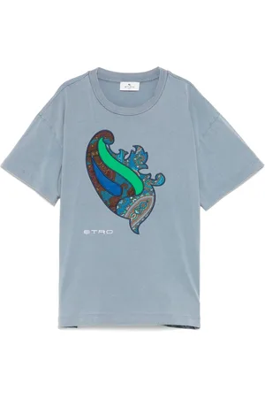Etro Camiseta con motivo bordado