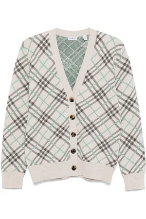 Burberry Cárdigan a cuadros