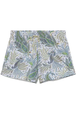 Etro Bañador con hojas estampadas