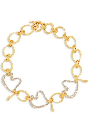 Oscar de la Renta Collar de cadena con motivo de corazón