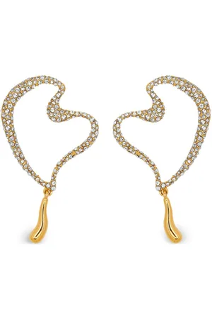 Oscar de la Renta Pendientes con colgante de corazón