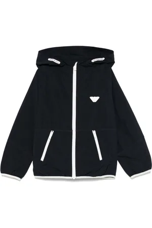 Emporio Armani Chaqueta con logo de goma
