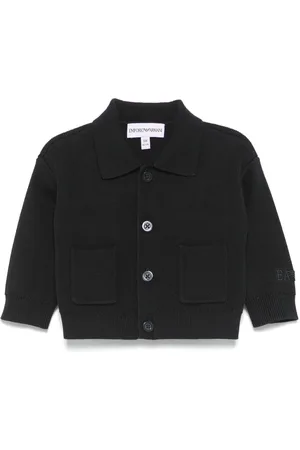Emporio Armani Cárdigan con logo bordado