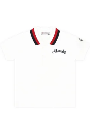 Moncler Polo con logo bordado