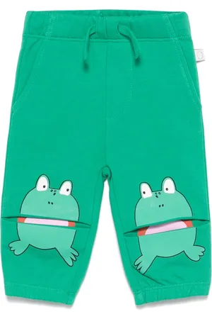 Stella McCartney Pantalones de chándal con rana estampada