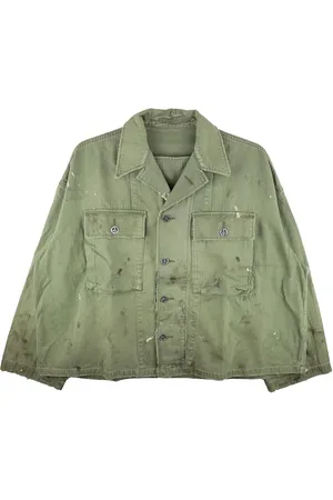 READYMADE Sobrecamisa de estampado de espiga